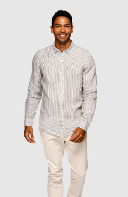 Brooksfield Casual Shirt Long Sleeve - Mocha