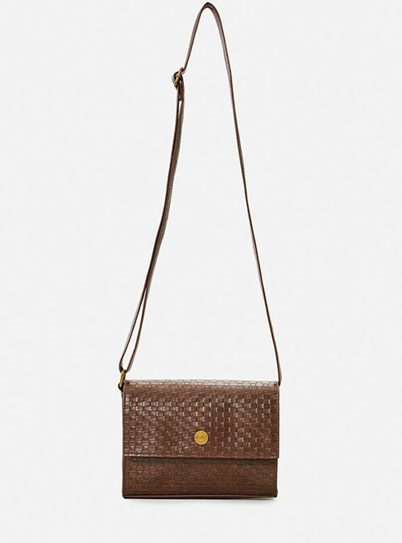 Rip Curl Wanderer Small Crossbody Handbag - Chocolate