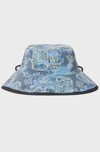 Load image into Gallery viewer, Rip Curl Revo Revo Wide Brim Youth Hat - Gnaraloo Blue
