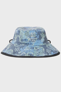 Rip Curl Revo Revo Wide Brim Youth Hat - Gnaraloo Blue