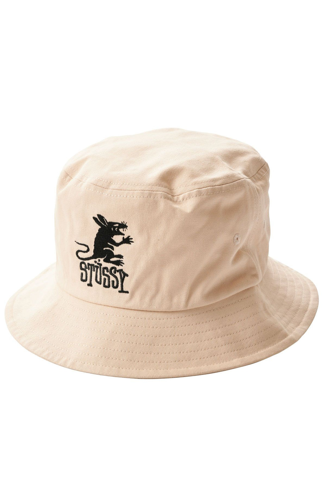 Stussy Rat Bucket Hat - Washed White