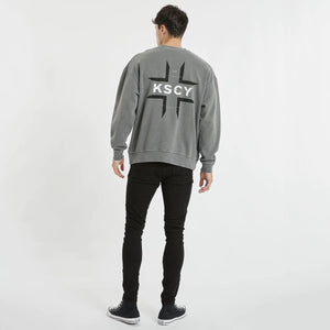 Kiss Chacey Serra Relaxed Sweater - Pigment Charcoal