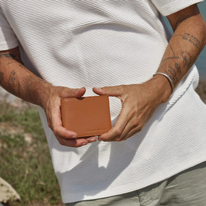 Status Anxiety Noah Wallet - Camel