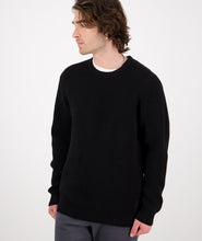 Load image into Gallery viewer, Swanndri Fistral Waffle Knit - Black
