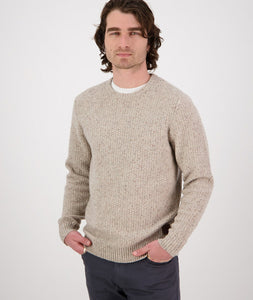 Swanndri Sentry Hill Knit Crew - Oatmeal