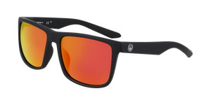Dragon Meridien Polarised Sunglasses - Matte Black/LL Red Ion