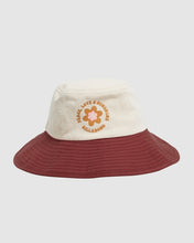 Load image into Gallery viewer, Billabong Youth Peace Love Bucket Hat - Red Rock
