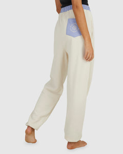 Billabong Later Days Trackpant - White Sand