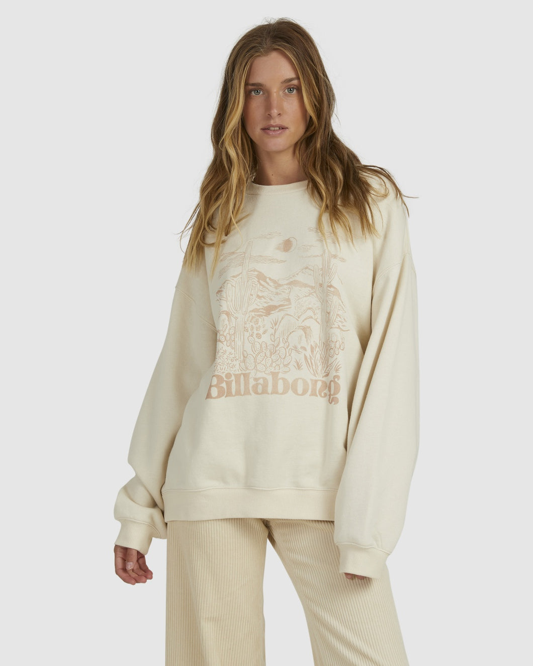 Billabong Desert Dream Canyon Sweatshirt - White Cap