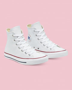 Converse Chuck Taylor Leather High Top Shoe - White