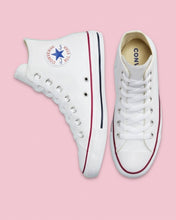 Load image into Gallery viewer, Converse Chuck Taylor Leather High Top Shoe - White
