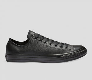 Converse Chuck Taylor Leather Low Shoe - Black Mono