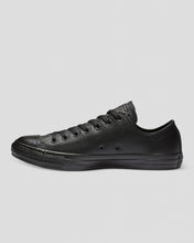 Load image into Gallery viewer, Converse Chuck Taylor Leather Low Shoe - Black Mono
