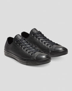 Converse Chuck Taylor Leather Low Shoe - Black Mono