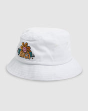 Load image into Gallery viewer, RVCA United Pops Bucket Hat - White
