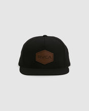 Load image into Gallery viewer, RVCA Commonwealth Deluxe Snapback Cap - Black
