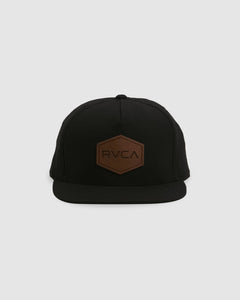 RVCA Commonwealth Deluxe Snapback Cap - Black