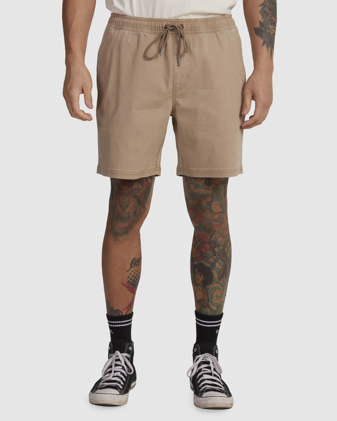 Rvca store elastic shorts