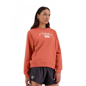 Canterbury Blaze Raglan Crew - Ginger