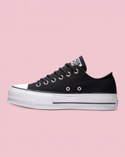 Load image into Gallery viewer, Converse Chuck Taylor All Star Canvas LIFT Low Shoes - Blk
